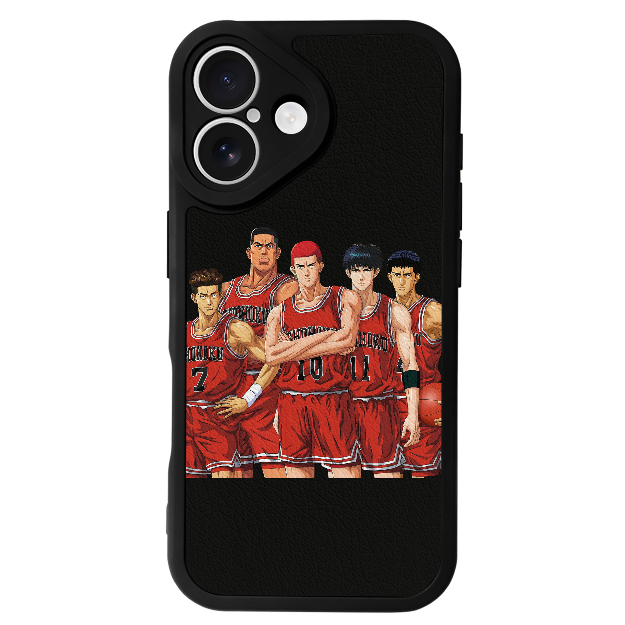 （画像用） SLAM DUNK／スラムダンク 【iPhone 16シリーズ対応】シリコンスマホケース（レザー調） 材質：シリコン